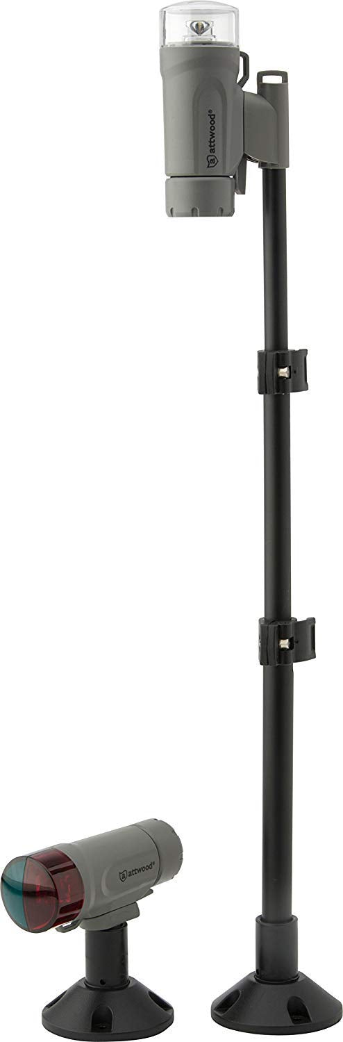 Attwood Marine Attwood PaddleSport Portable Navigation Light Kit - Screw Down or Adhesive Pad - Gray