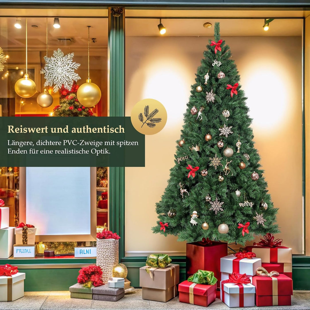 SALCAR Künstlicher Weihnachtsbaum 210 cm, Tannenbaum Künstlich mit Han –  techstudio.ch