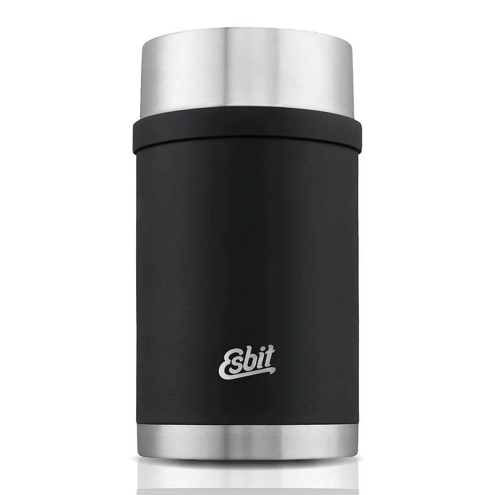 Esbit Thermobehälter Sculptor für Essen - Warmhaltebehälter 1000 ml in Schwarz - aus Edelstahl für w
