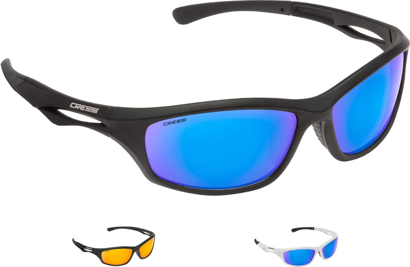 Cressi Unisex - Erwachsene Sniper Sunglasses Sport Sonnenbrillen (100er Pack) Einheitsgrösse Schwarz