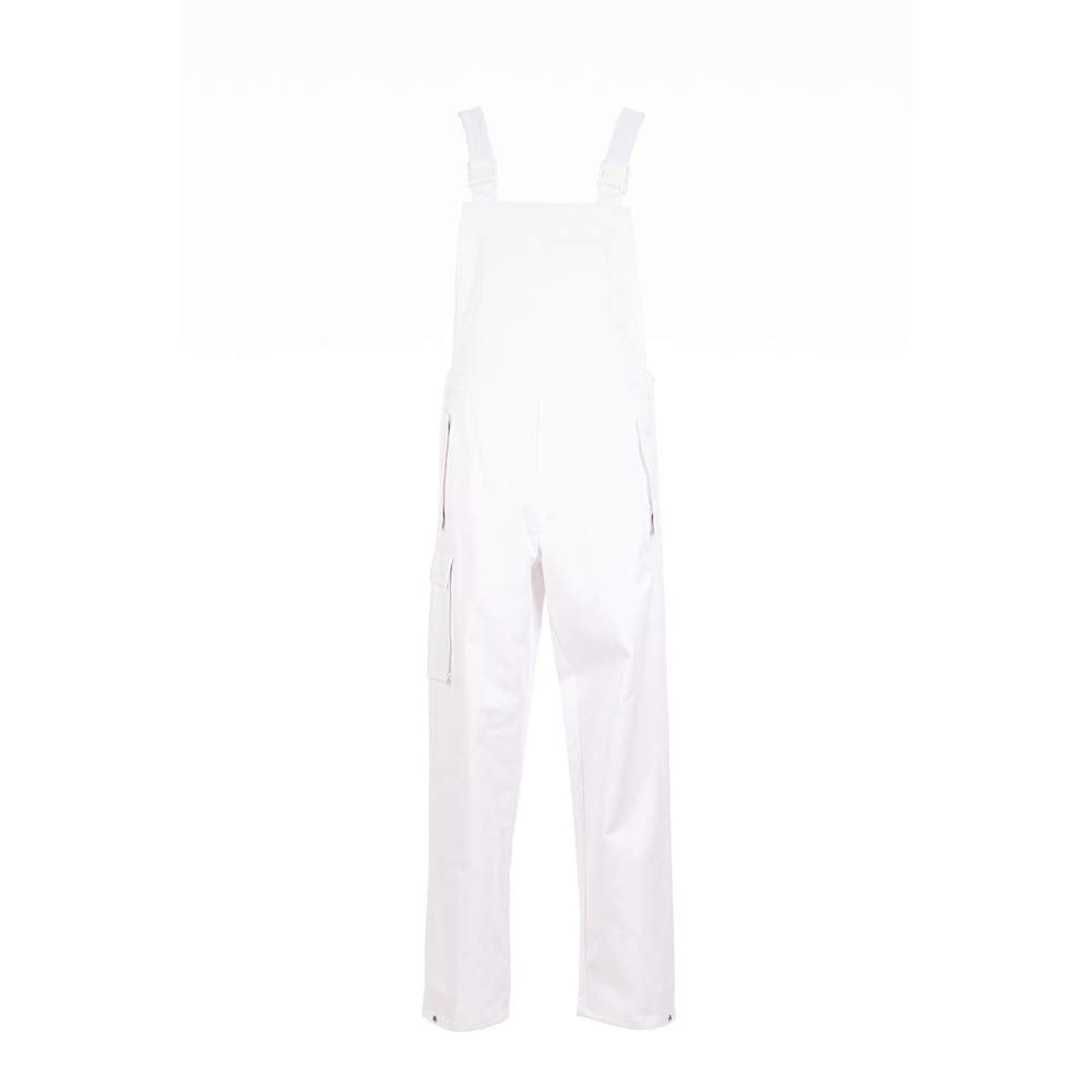 Planam Grösse 62 Damen Food Herren Latzhose reinweiss Modell 5340 Reinweiss 62, Reinweiss 62