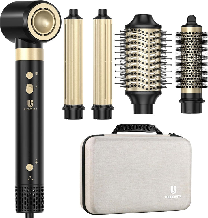 webeauty [Dual Voltage] 6in1 Airstyler Neues Upgrade,110,000U/Min, 30M/S, 500 Millionen Negative Ion