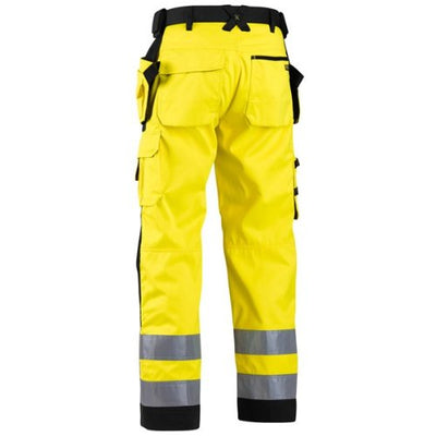 Blakläder High-Vis-Bundhose "Winter Softshell" Klasse 2, 1 Stück, C46, rot / schwarz, 156725175599C4