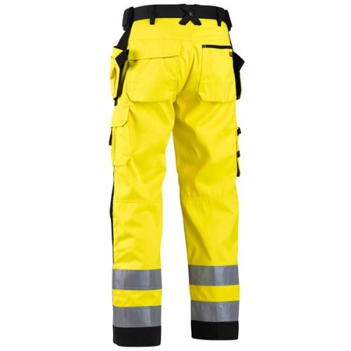 Blakläder High-Vis-Bundhose "Winter Softshell" Klasse 2, 1 Stück, C52, rot / schwarz, 156725175599C5