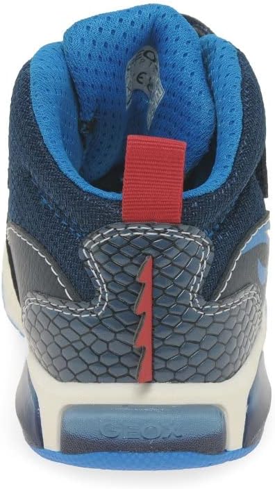 Geox Jungen J Inek Boy A Sneakers 24 EU Navy Lt Blue, 24 EU Navy Lt Blue