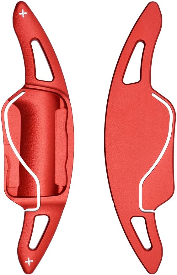 HIBEYO 1 Paar Auto Extensions Alloy Lenkräder Schaltwippen für Toyota Camry Corolla 2018 2019 2020 2