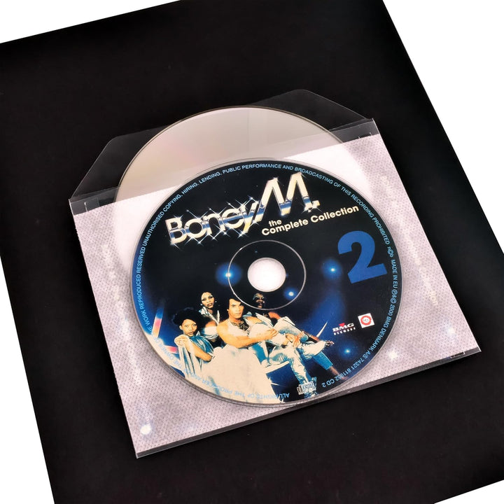 3L Doppel CD Hülle mit Platz für ein Cover - 50 Stück - CD Hüllen aus Plastik für platzsparende Aufb