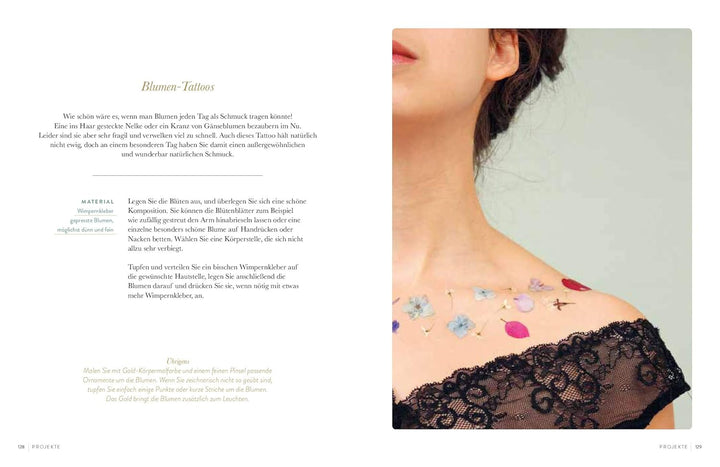 Blumenregen und Blättertanz: Filigran und verspielt - Schmuck, Raumobjekte und Papierkunst mit Natur