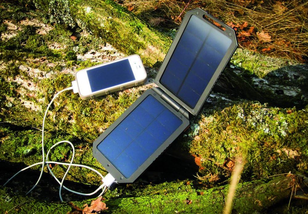 Xtorm AM114 Lava solar charger (Schwarz, 4000mAh, 2.1A, 3,5W Sunpower® Solarm, Ladegerät)
