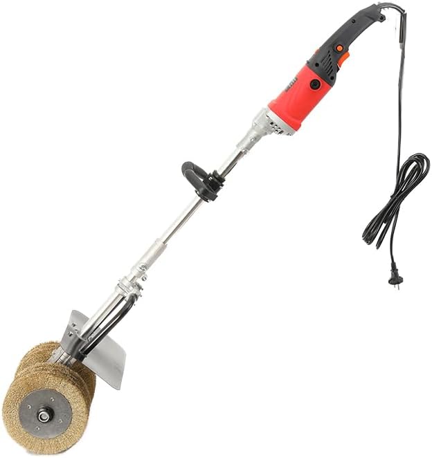 Bürstenschleifer 3580W, Leistungsstarker Walzenschleifer, Schleifmaschine für Aussenrenovierungen, 6