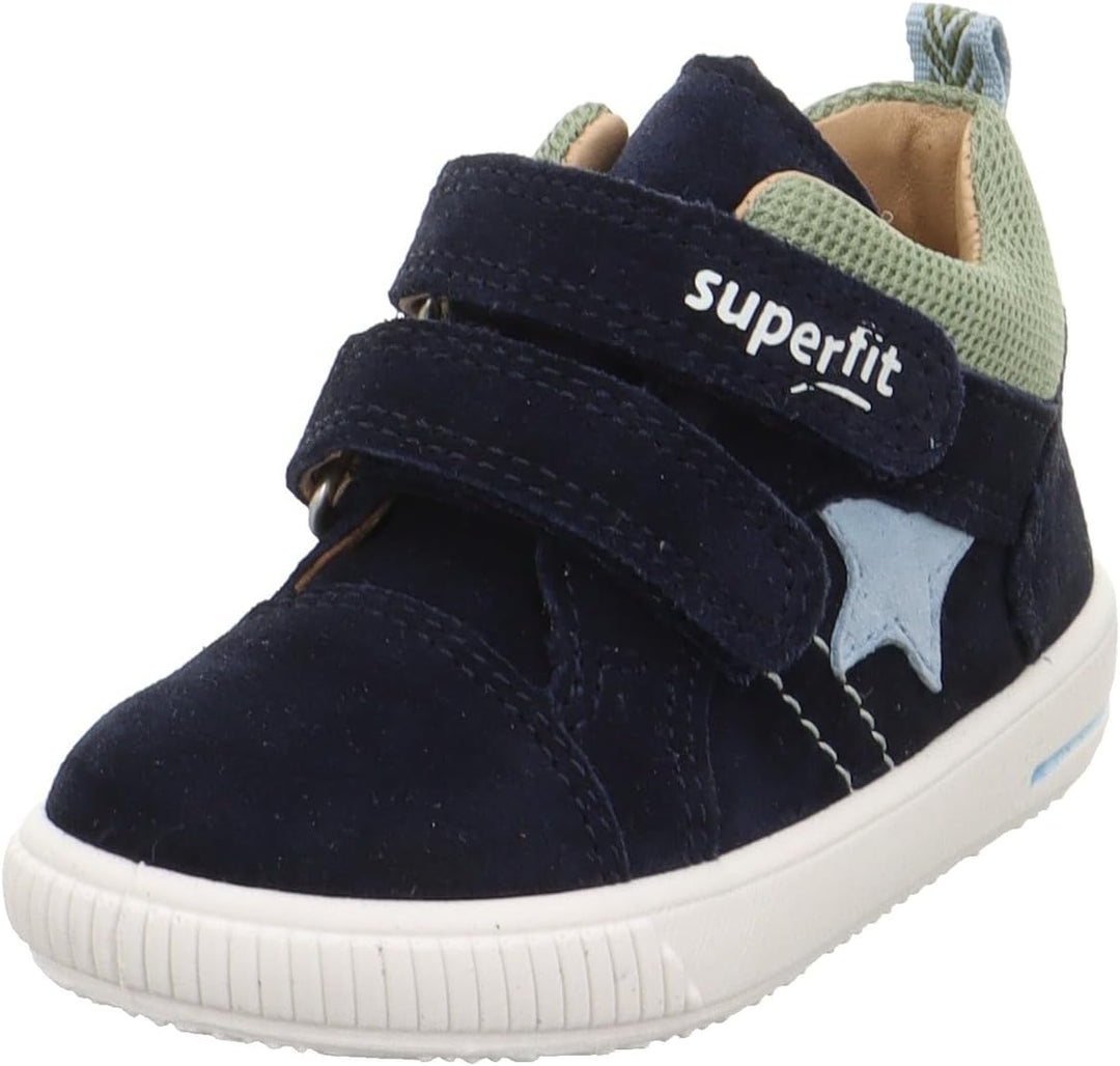 Superfit Mädchen Moppy Lauflernschuhe 20 EU Blau Hellgrün 8030, 20 EU Blau Hellgrün 8030