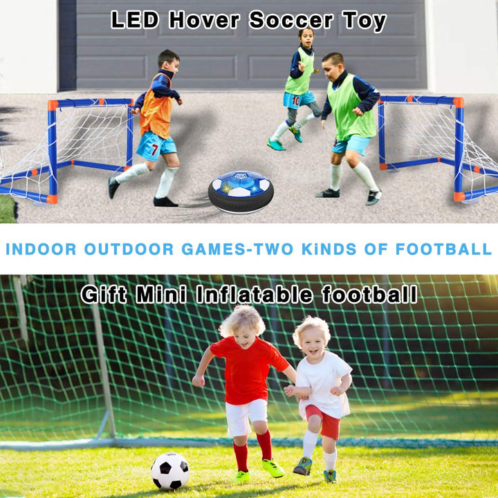 SUNACE Air Power Fussball Kinderspielzeug - Hover Ball Leistungsstarke LED Beleuchtung und Schaum St