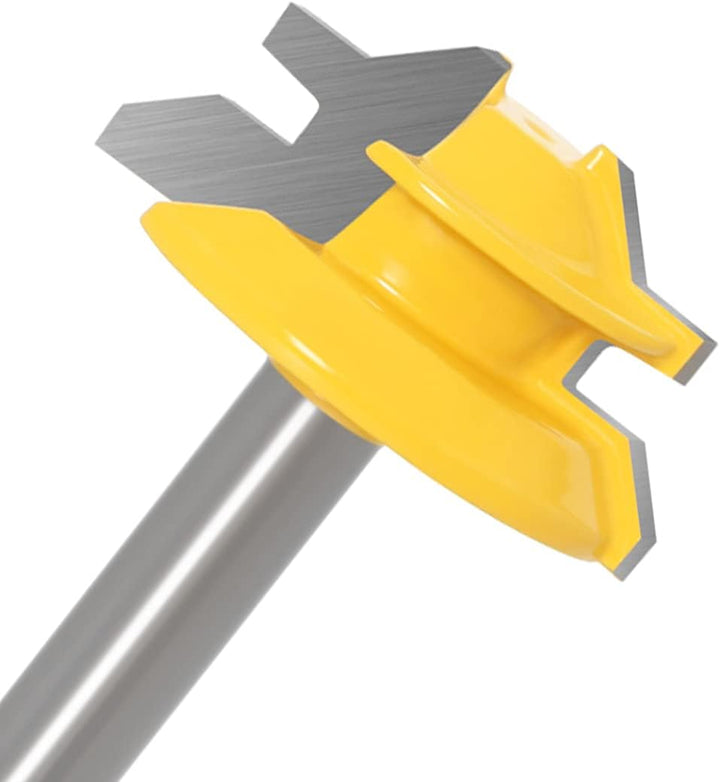 45 Grad Lock Mitre Router Bit, APLUS Holzfräser, Nutfräser + 8 mm Schaft Zungenschaft und Nutfräse S