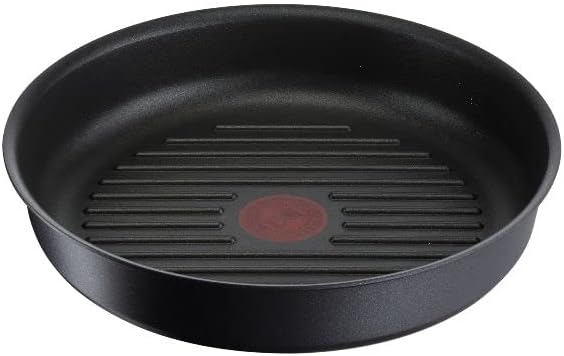Poêle grill fonte d'aluminium Tefal Ingenio Eco Resist 26 cm Noir