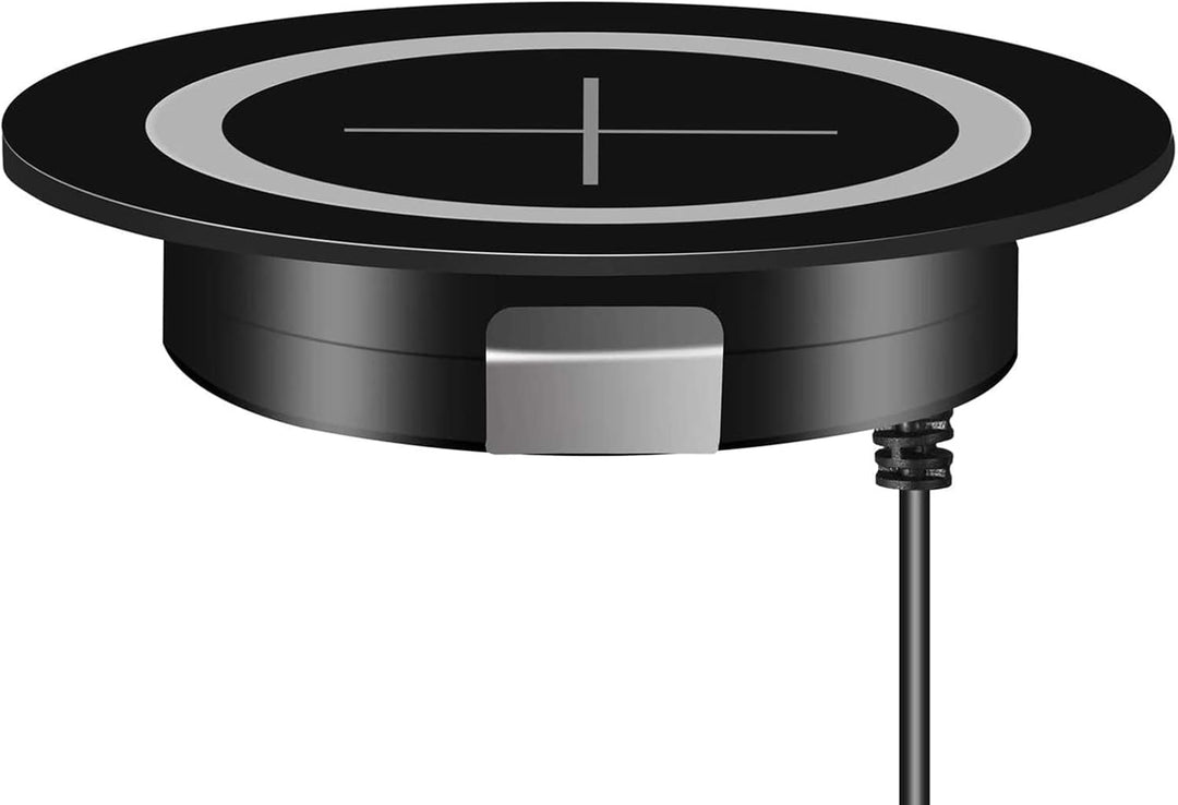 Desk Wireless Charger, JE Make IT Simple Fast Kabelloses Ladegerät Induktive Ladestation Einbau von