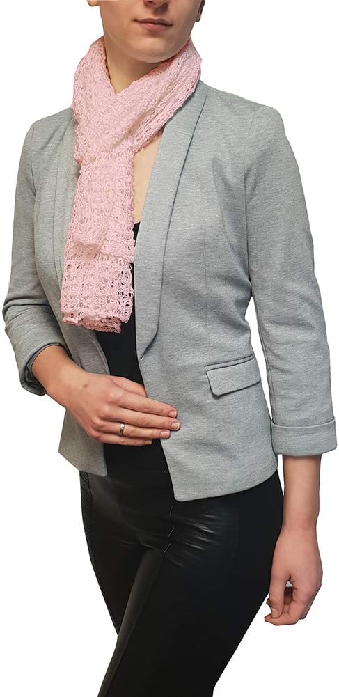 Mimosa Damen Schlichtes Stretch-Fischnetz häkeln Fledermaus kleiner Poncho Einheitsgrösse Grosse Grö