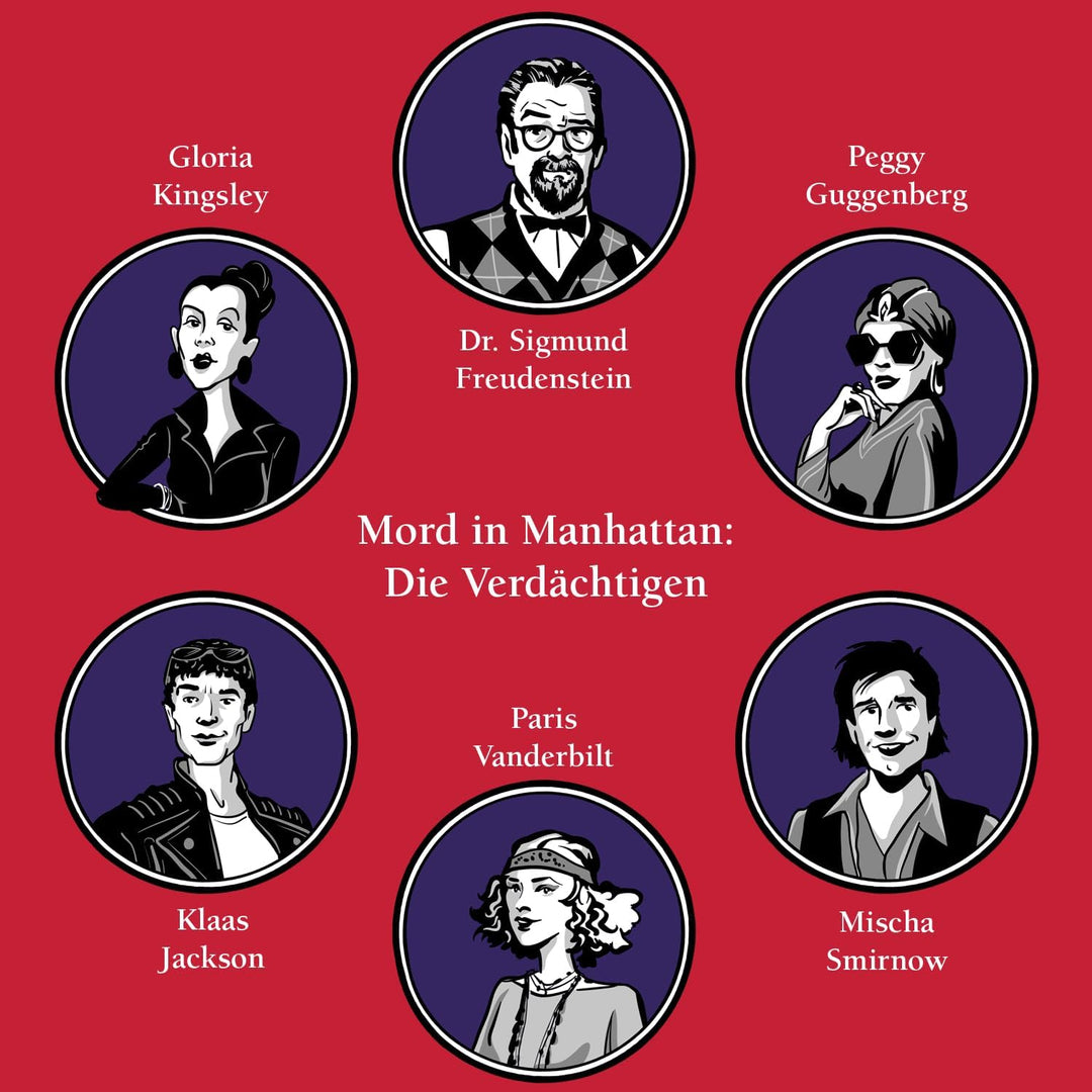 Blaubart Mörderische Dinnerparty Nr. 15 – Mord in Manhattan - Krimidinner für zuhause 4 bis 6 Person