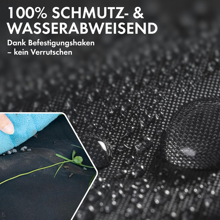 Walser Premium Sitzauflage Auto Neopren, 100% wasserdichter Sitzschoner Auto, 100% schmutzabweisende