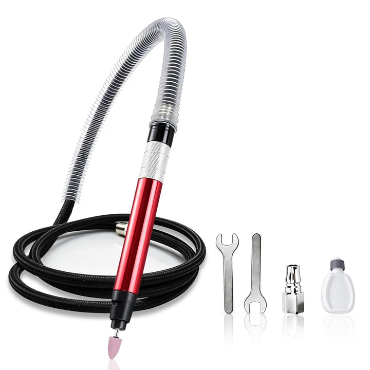 Micro Stabschleifer, Mini Druckluft Stabschleifer Druckluftschleifer,65000 U/Min Luftschleifer Gerad