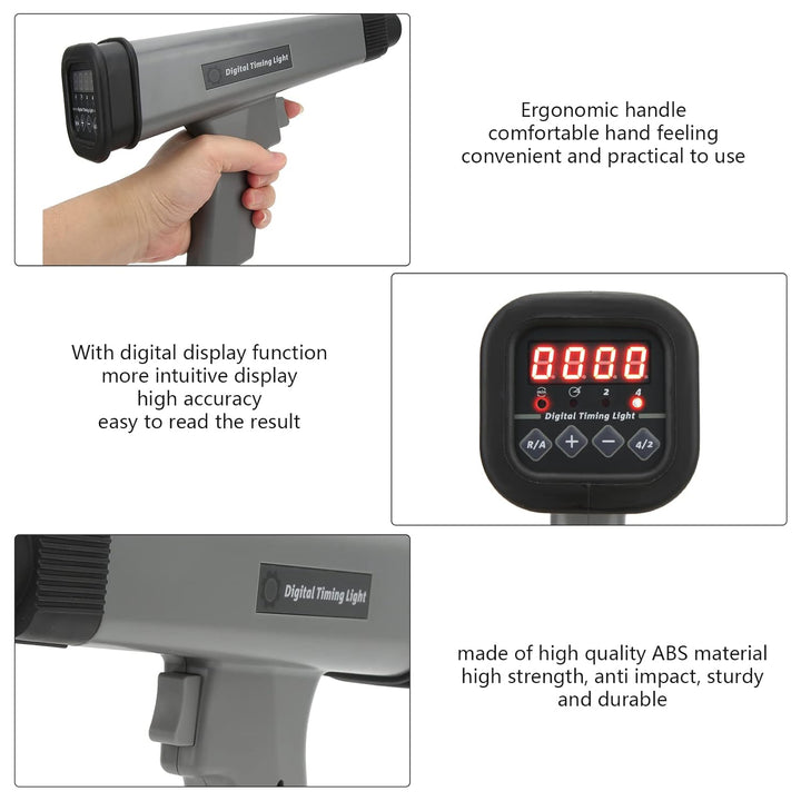Einstelle,Induktives Timing Licht,Digits Motor Licht Induktives Stroboskop 12 V Zündzeitpunkt für Au