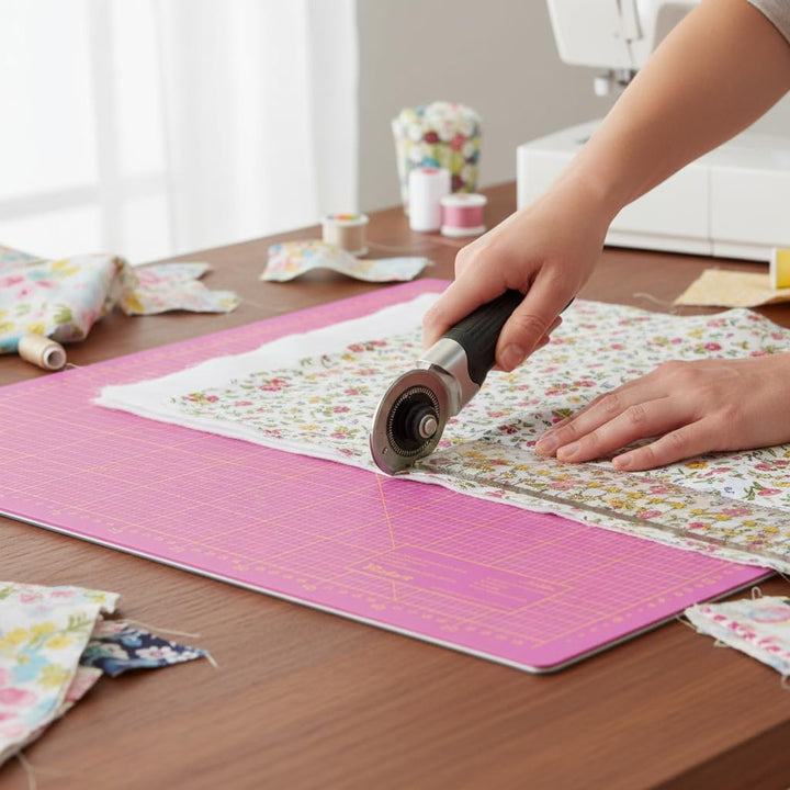 Schneidematte Violett Pink 100x150cm 3-lagig Schneidematte XXL selbstheilend - Bastelunterlage - Sch