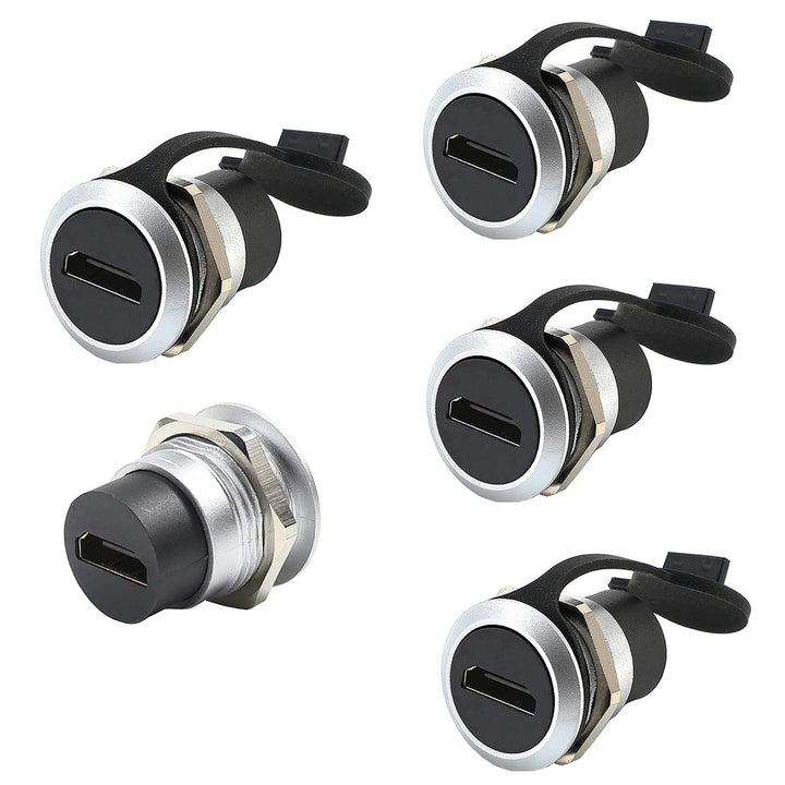 PENGLIN 5 STÜCK HDMI-Kabel Einbaubuchse, Weiblich auf Weiblich 4K-Adapter, HDMI-Durchgangsdose 4K 30