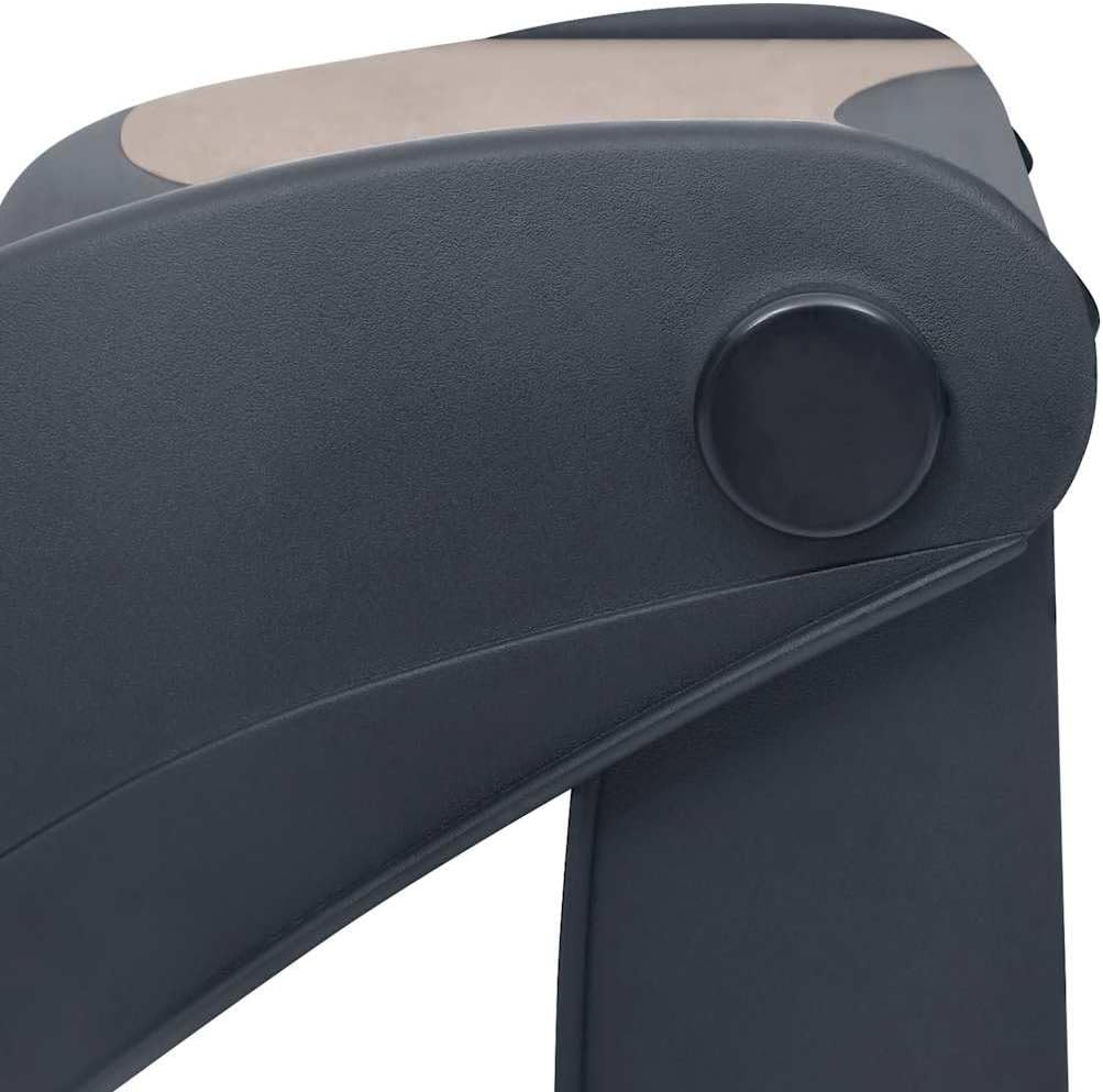 vidaXL Faltbare 3-stufige Hundetreppe dunkelgrau