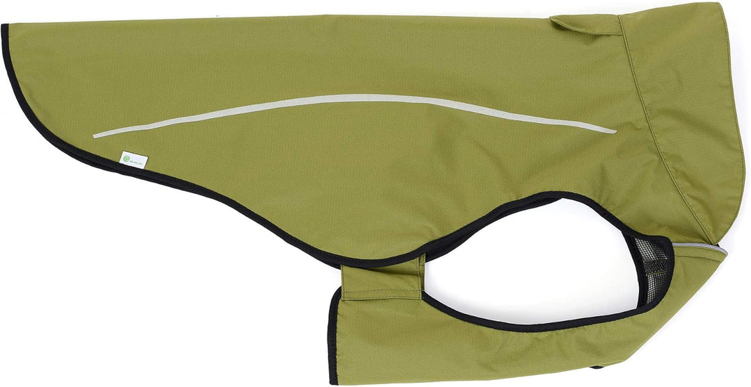 Mile High Life Hunderegenmantel Einstellbare wasserdichte Haustierkleidung Leichte Regenjacke mit re