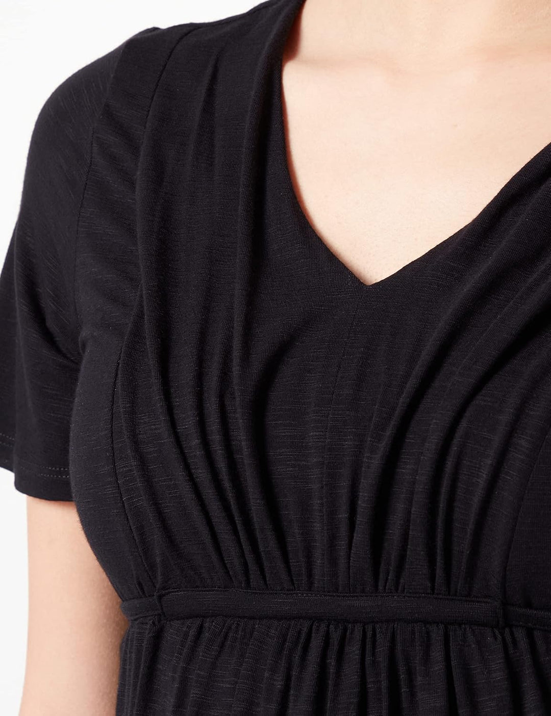 Noppies Damen Dress Beira Short Sleeve Kleid 40 Black - P090, 40 Black - P090