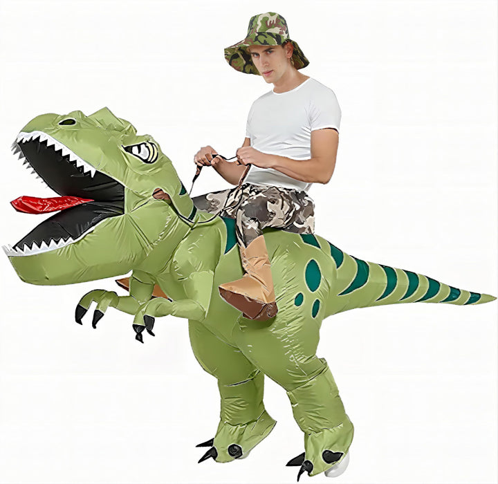 FXICH aufblasbares Dinosaurierkostüm für Erwachsene,aufblasbares Dinosaurierkostüm für Halloween,auf