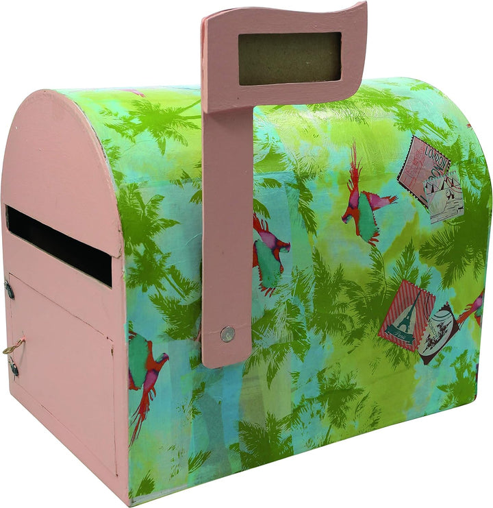 Décopatch EV001O Briefkasten (aus Pappmaché zum Verzieren und Personalisieren, 29 x 19 x 23 cm) 1 St
