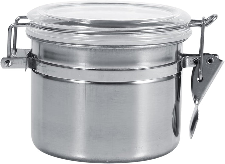 Kaffeedose Luftdicht, Vakuum Kaffeebehälter aus Edelstahl mit Deckel und Verschlussklammer, Aromados