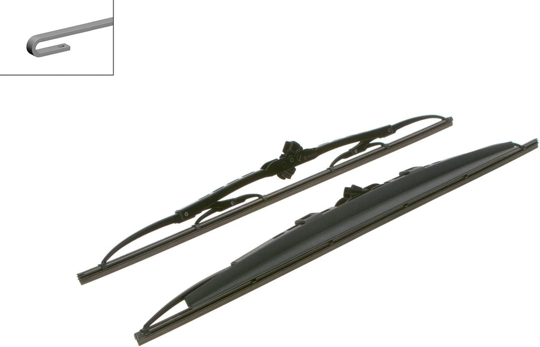 Bosch Scheibenwischer Super Plus Spoiler SP22/20S, Länge: 550mm/500mm − Set für Frontscheibe - Nur f