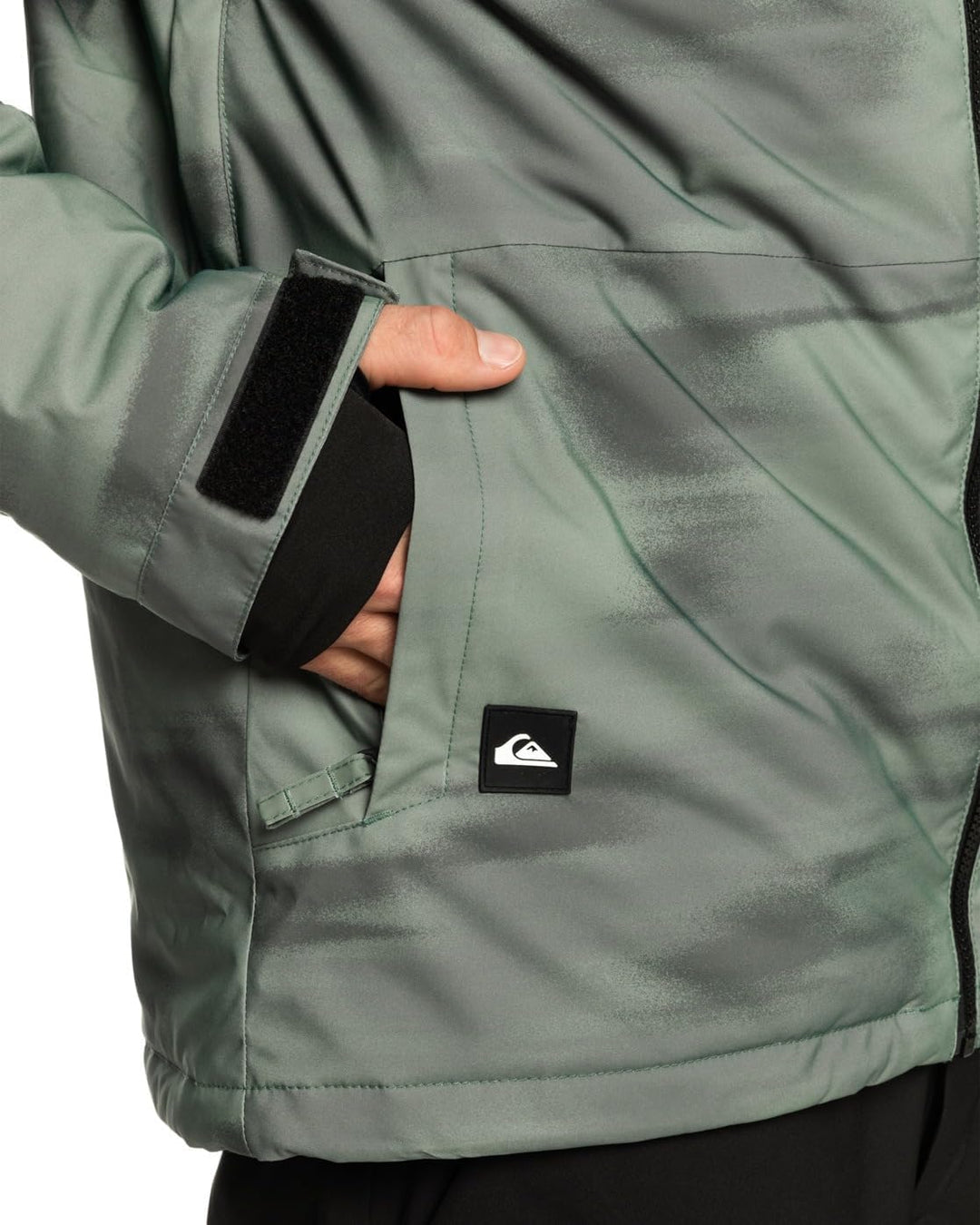 Quiksilver Herren Mission Printed Jk Jacket (1er Pack), Break Off Laurel Wreath