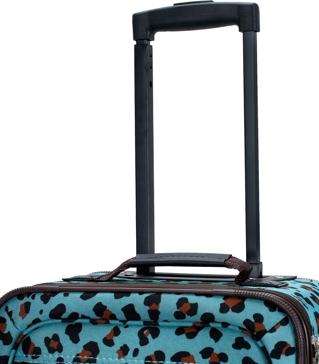 Rockland Jungle Softside Gepäck-Set, Blauer Leopard (Blau) - F125, 4-Piece Set (14/29/24/28) Einheit