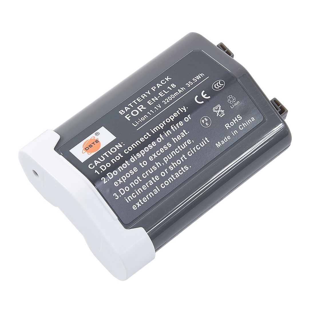DSTE Ersatz Batterie Akku for Nikon EN-EL18 ENEL18 D4 D4S D800 D800 Kamera