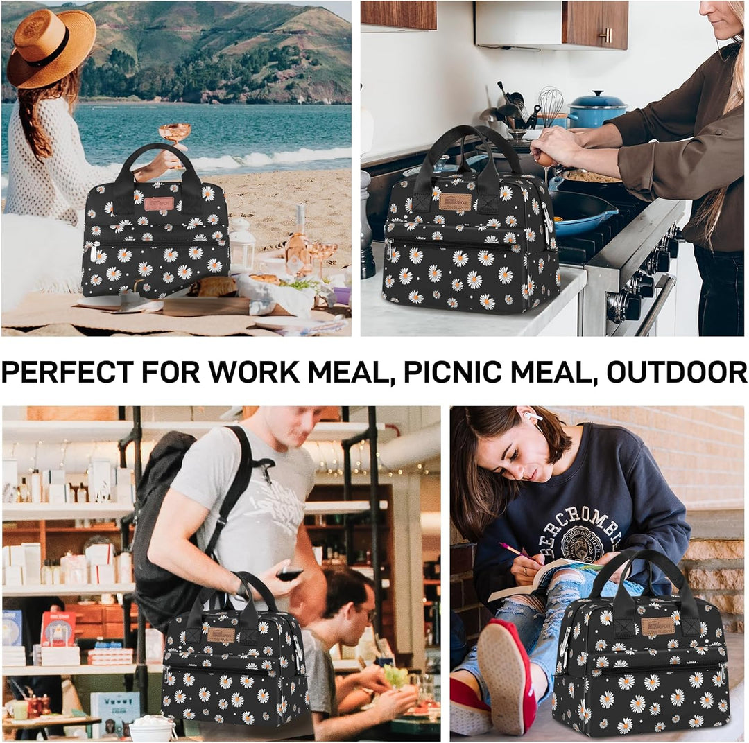 HOMESPON Lunch Bag Insulated Cooler Bag with Large Capacity and Waterproof Material Portable for Men