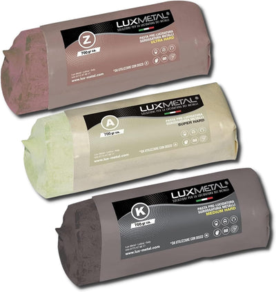 Lux Metal 3 Polierpaste 700 g (A-K-Z) Mittel Sehr grob Schleifpaste Für spiegelnden Glanz Auf Edelst