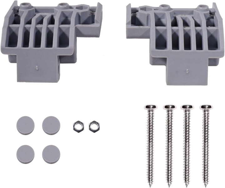 Dachfenster Griffkonsole Set AF/BA 2skt Ersatzteil Kompatibel mit Braas Atelier-Fenster Grau