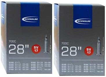Continental Fahrradreifen Grand Prix 4 Season 32 Bundle mit Fahrradschlauch, 40mm 2er Set, Season 32
