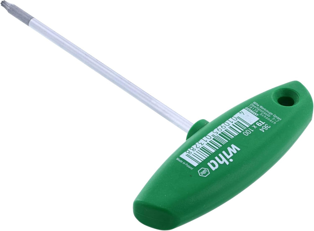 Wiha Stiftschlüssel mit Quergriff TORX® mattverchromt (01328) T9 x 100 mm, T9 x 100 mm