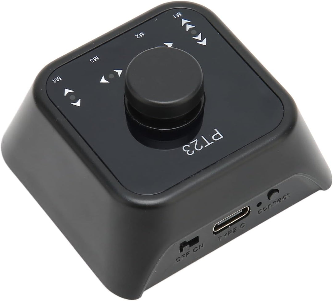 Drahtloses -Multimedia-Pedal für Tablet-Telefon-Page-Turner-Controller (Schwarz), Schwarz