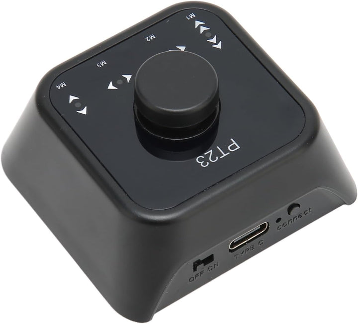 Drahtloses -Multimedia-Pedal für Tablet-Telefon-Page-Turner-Controller (Schwarz), Schwarz