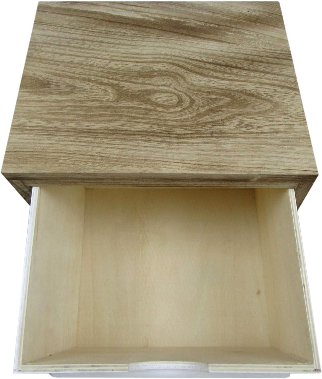 Rebecca Mobili Nachttisch Platzsparend, Kommode mit 3 Schubladen, Im Nordischen Stil, Holz, Hellbrau