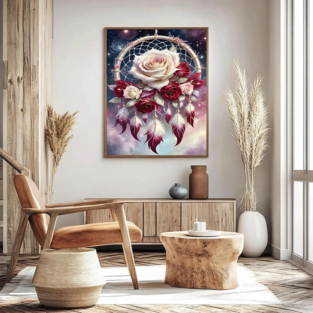JATOK 3 Stück Malen Nach Zahlen Erwachsene, DIY Blumen Gemälde für Anfänger, Handgemalt Ölgemälde Le