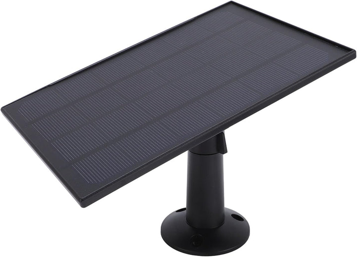 8W Solarpanel Ladegerät für Batteriekameras Im Freien-USB-Typ C/Micro USB, IP66 Wetterfest mit 360 °
