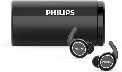 Philips Audio In Ear Sportkopfhörer TAST702BK/00 Ear Pods (Bluetooth, 18 Stunden Akkulaufzeit, Ladeg