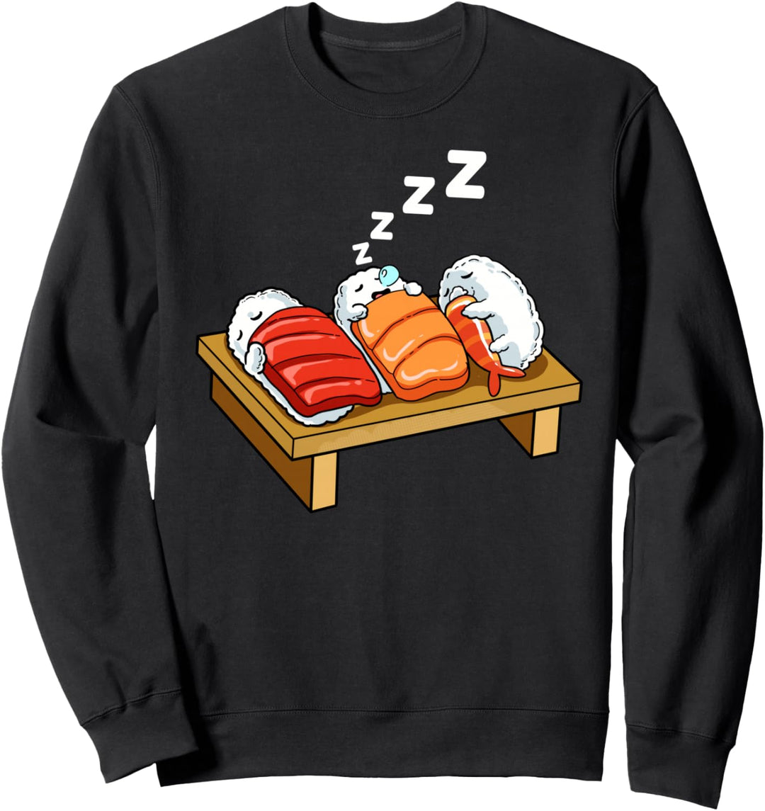 Sushi-Geschenk Japanisches Schlafsushi Sweatshirt