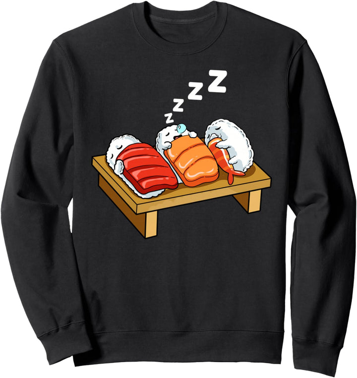 Sushi-Geschenk Japanisches Schlafsushi Sweatshirt