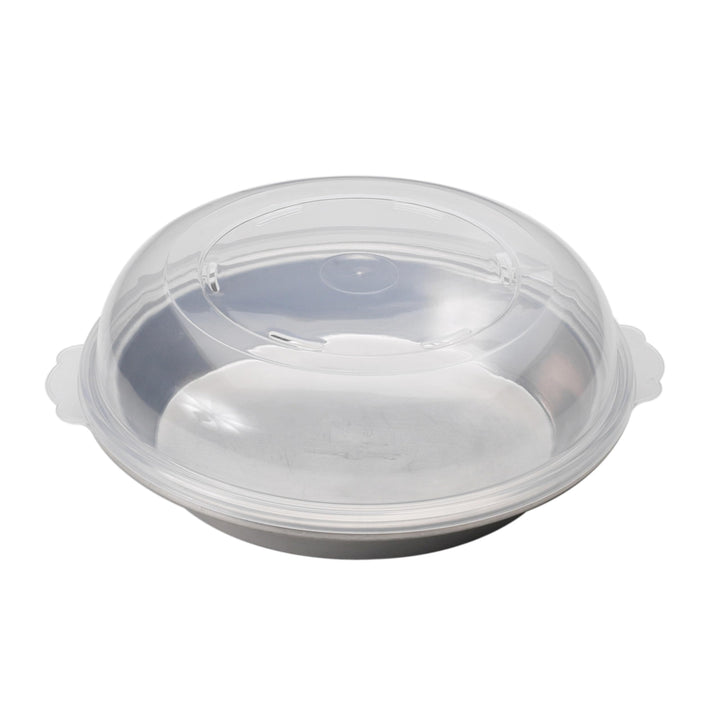 Nordic Ware Natural Aluminum Commercial Hi-Dome Covered Pie Pan Kuchenplatte mit hoher Kuppel, Kuche